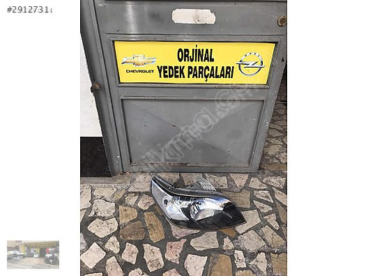 Chevrolet aveo hb içi siyah sağ ön far ORJİNAL OTO OPEL