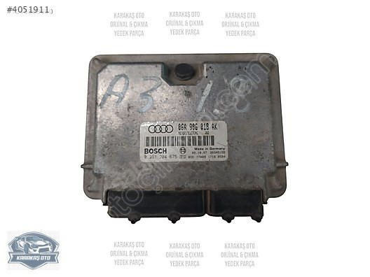 AUDİ A3 1.8 20V 8L MOTOR BEYNİ ORJİNAL ÇIKMA 06A906018AK