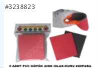 Mazda 5 için Alman PVC Köpük Esnek Zımpara Ped 400K, 5 Adet