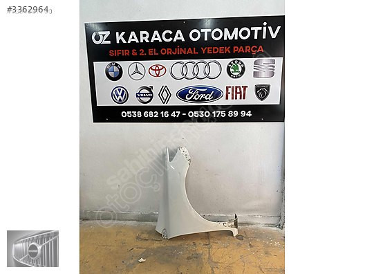 2007-2013 TOYOTA COROLLA ÇIKMA ORJİNAL HATASIZ SAĞ ÖN ÇAMURLUK