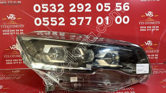 2014-2018 PEUGEOT 508 SAĞ ÖN FAR ORJİNAL ÇIKMA LEDLİ MERCEKL