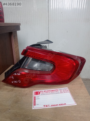 FİAT EGEA SEDAN DÜZ SAĞ ARKA STOP ÇIKMA ORJİNAL 2015-2020