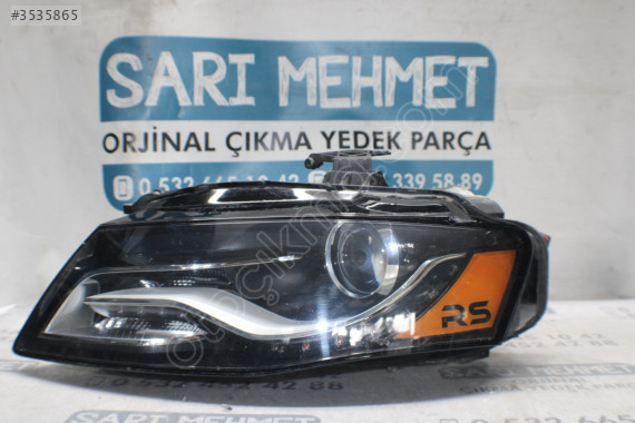 ÇIKMA AUDİ A4 XENON SOL ÖN FAR 8K0941003C