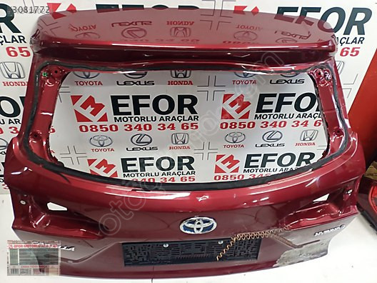 TOYOTA CROSS ORJİNAL ÇIKMA BAGAJ KAPAĞI 22-23