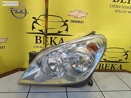 OPEL ASTRA H SOL FAR BEYAZ ZEMİN ÇIKMA YEDEK PARÇA