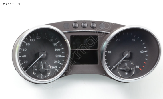 Mercedes W164 ML Class Dizel Km Saati Gösterge Saati A1645404147