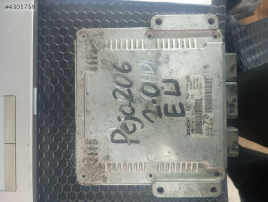 Peugeot 206 2.0 HDI Motor Beyni EDC15C2 70 0281010594 9642013980