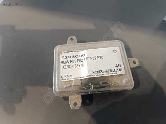BMW F01 F02 F10 F32 F30 XENON BEYNİ 1307329317 7296090 Ç