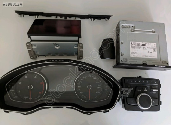 Audi A4 2016-2019 Komple set kadran ekran teyp
