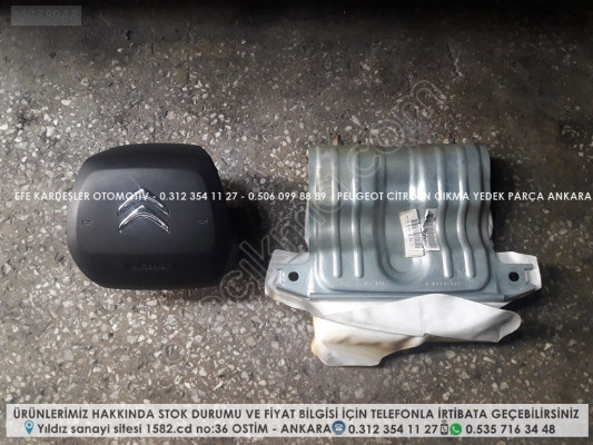 CİTROEN C4 CACTUS ÇIKMA SÜRÜCÜ VE YOLCU AİRBAG TAKIMI