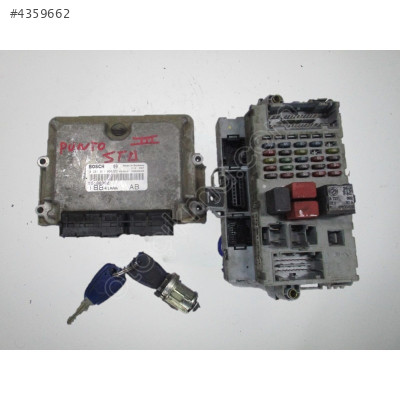 0281011098 55188382 Fiat Punto 1.9 Motor Beyni Komple Seti