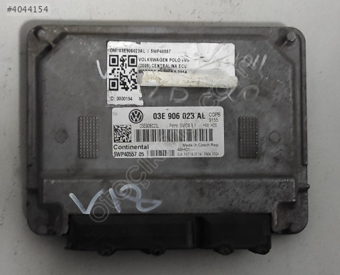 VW POLO MOTOR BEYNİ PETROL SİMOS9.1 / 03E906023AL / 5WP4055705