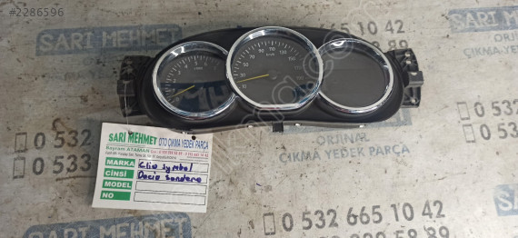 ÇIKMA RENAULT CLİO DACİA SANDERO KİLOMETRE SAATİ
