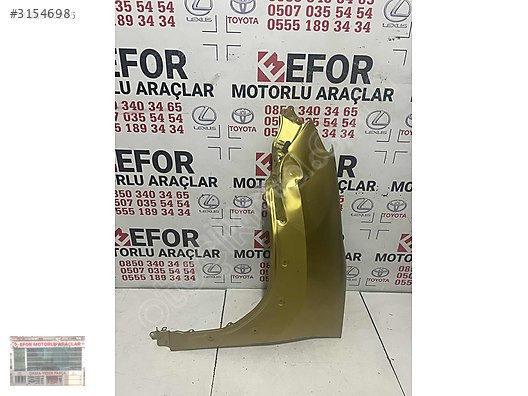 TOYOTA YARİS CROSS SOL ÖN ÇAMURLUK ÇIKMA ORJİNAL 23-24