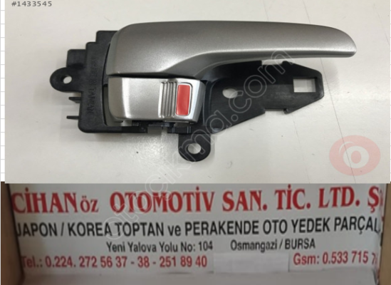 Mitsubishi L200 Ön Sağ İç Kapı Kolu 2006