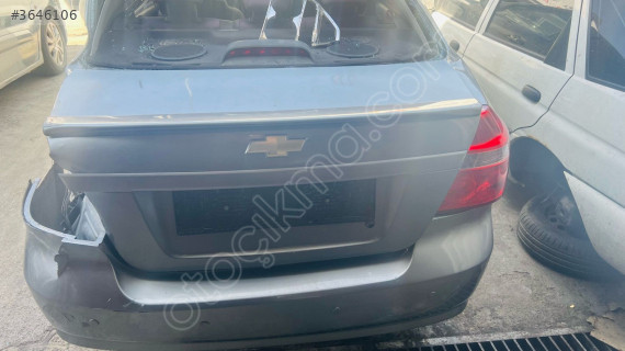 Chevrolet aveo 2008 model çıkma arka bagaj kapağı orijinal