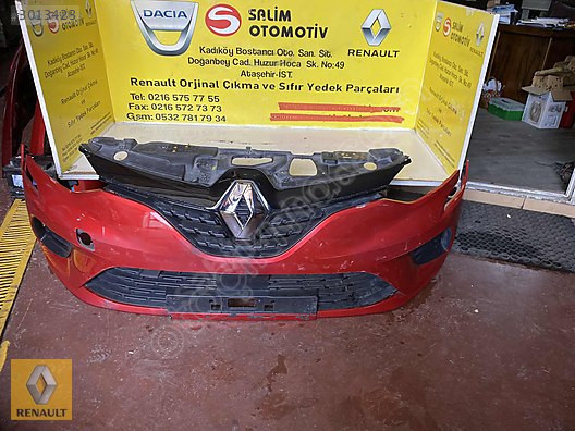 RENAULT CLIO 5 ÇIKMA ORJİNAL ÖN TAMPON VE DİĞER PARÇALARI