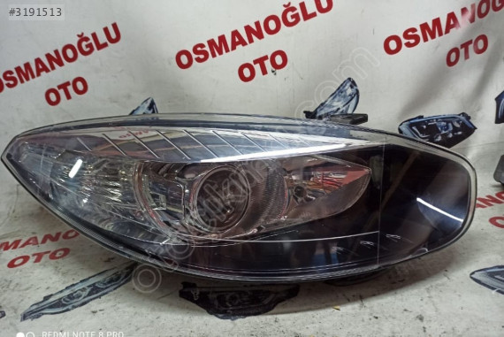 RENAULT FLUENCE SAĞ ÖN FAR MERCEKLİ ÇIKMA ORİJİNAL TEMİZ