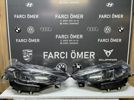 FİAT EGEA SAĞ-SOL TAKIM ÖN FAR SIFIR ORJİNAL FULL LED
