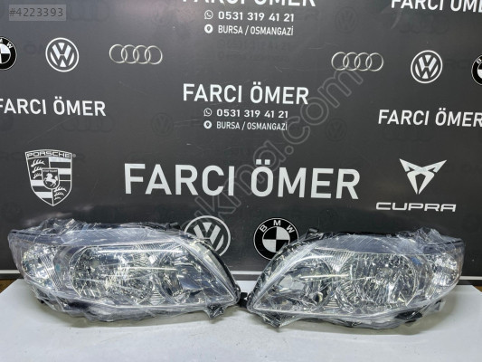 TOYOTA COROLLA 2007-09 SAĞ-SOL TAKIM ÖN FAR SIFIR