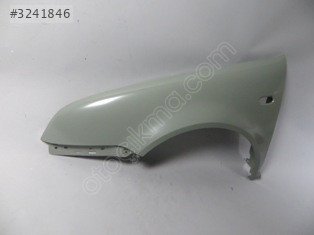 VOLKSWAGEN BORA- 99/05; ÖN ÇAMURLUK DELİKLİ SOL GRİ BOYALI (