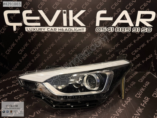 HYUNDAİ İ20 2014-2019 SOL LEDLİ MERCEKLİ FAR