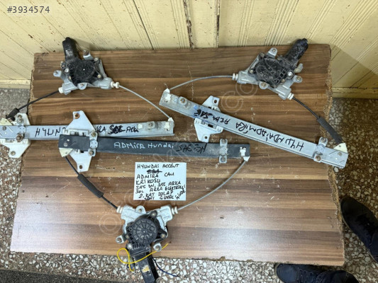 HYUNDAİ ACCENT SOL ARKA KAPI CAM KRİKOSU ELEKTRİKLİ 00-05 MODEL