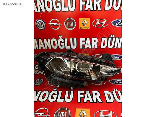 FİAT EGEA ALTTAN LEDLİ SAĞ ÖN FAR İÇİ GRİ KAŞ SIFIR ORJİNAL