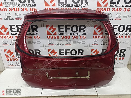 TOYOTA YARİS BAGAJ KAPAĞI ÇIKMA ORJİNAL YEDEK PARÇA