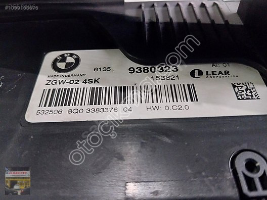 9380323 Bmw F10 ZGW Beyni Direksiyon Kumanda Modülü