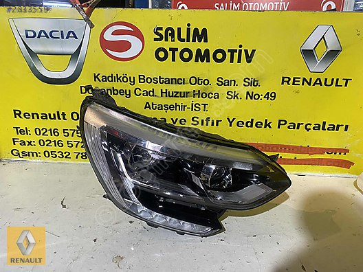 RENAULT MEGAN 4 ÇIKMA ORJİNAL SAĞ FAR VE DİĞER PARÇALARI