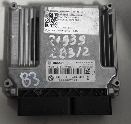 BMW E90 / E93 MOTOR BEYNİ EDC17CP02 DDE8506438 0281016110