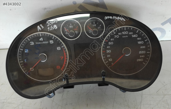 audi a3 2009 1.6 otomatik gösterge/km saati (son fiyat)