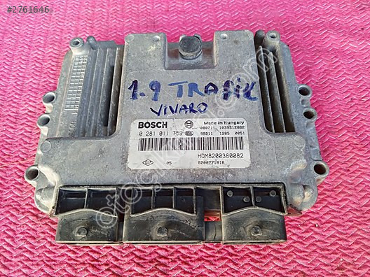 RENAULT TRAFİC OPEL VİVARO MOTOR BEYNİ 0281011759