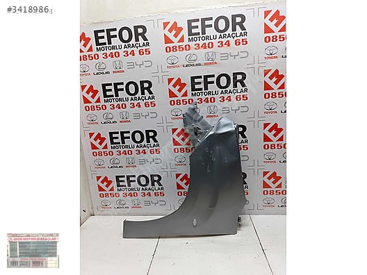 TOYOTA PROACECITY SOL ÖN ÇAMURLUK ÇIKMA ORJİNAL YEDEK PARÇA