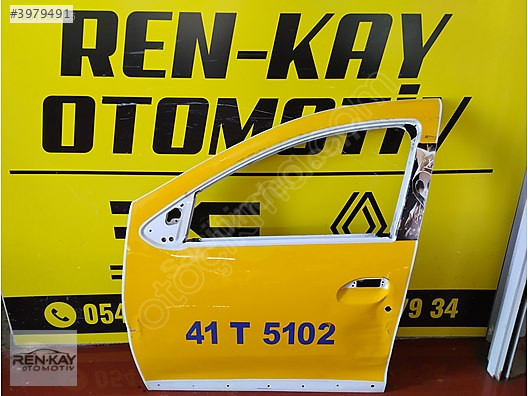 RENAULT SYMBOL SOL ÖN KAPI SARI ORJ ÇIKMA RENKAY KOCAELİ