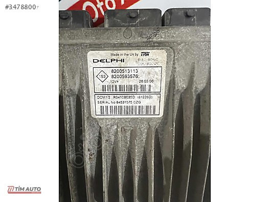 DACIA LOGAN MOTOR BEYNİ 8200513113 8200593576
