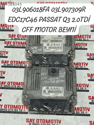 03L906018FA 03L907309R EDC17C46 PASSAT Q3 2.0TDİ CFF MOTOR BEYNİ