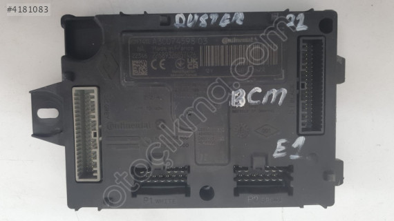 dacia duster 2022 1.3 otomatik bcm beyni/modülü (son fiyat)