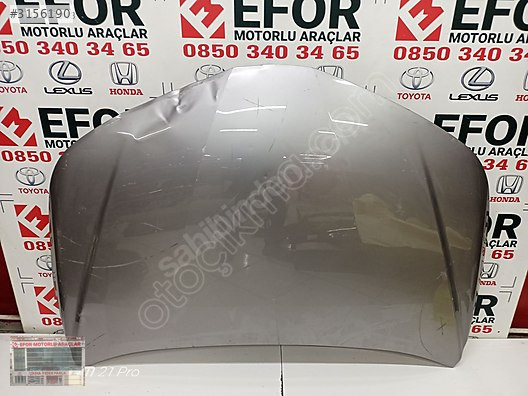 TOYOTA COROLLA MOTOR KAPUTU ÇIKMA ORİJİNAL PARÇA 2019-2023