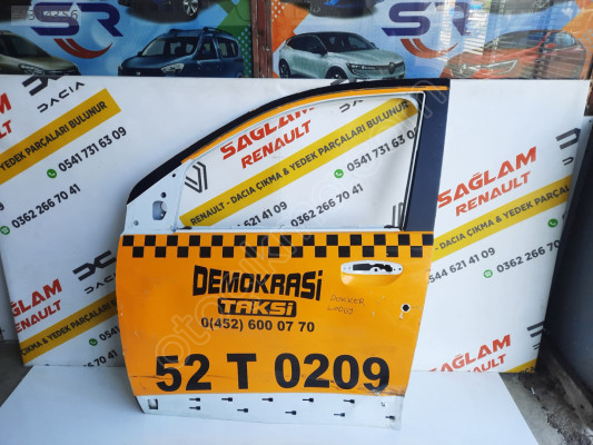 Dokker Lodgy Orijinal Çıkma Sol Ön Kapı 801014466R 801111564R