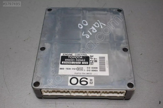 Toyota Yaris 1.0 Motor Beyni / 1SZ-FE 89661 / 52060 211000-7210