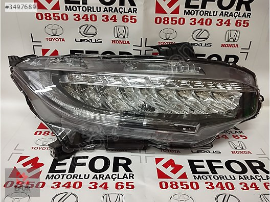 HONDA CİVİC SIFIR SAĞ FAR LEDLİ 16-21 OEM NO: 33150-TED-P10