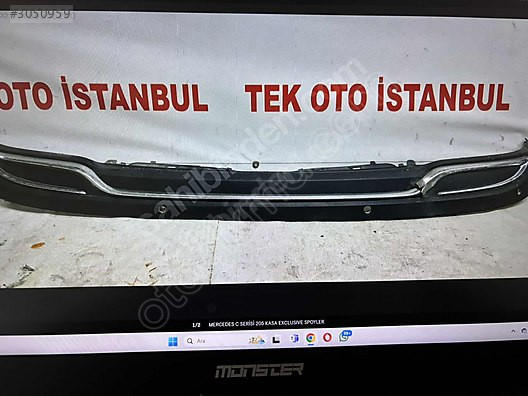 MERCEDES C SERİSİ 205 KASA EXCLUSIVE SPOYLER