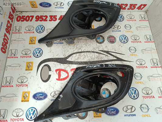 RENAULT MEGANE 3 SOL SİS ÇERÇEVESİ ORİJİNAL ÇIKMA 623845319R