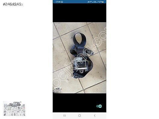 Fiat Fiorino emniyet kemeri ve tesisatı