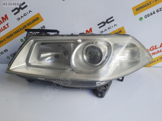 Megane 2 2007-2009 Orijinal Çıkma Mercekli Sol Far 7701063218