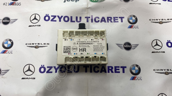 MERCEDES W222 S SERİSİ SAĞ ARKA KAPI BEYNİ A2229009809
