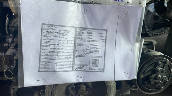 2015 FİAT EGEA KOMPLE MOTOR (1,6 DİESEL)
