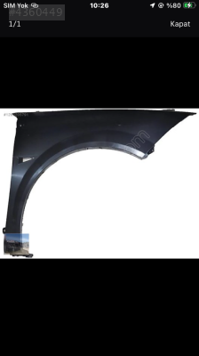 Renault megane 2 sağ çamurluk